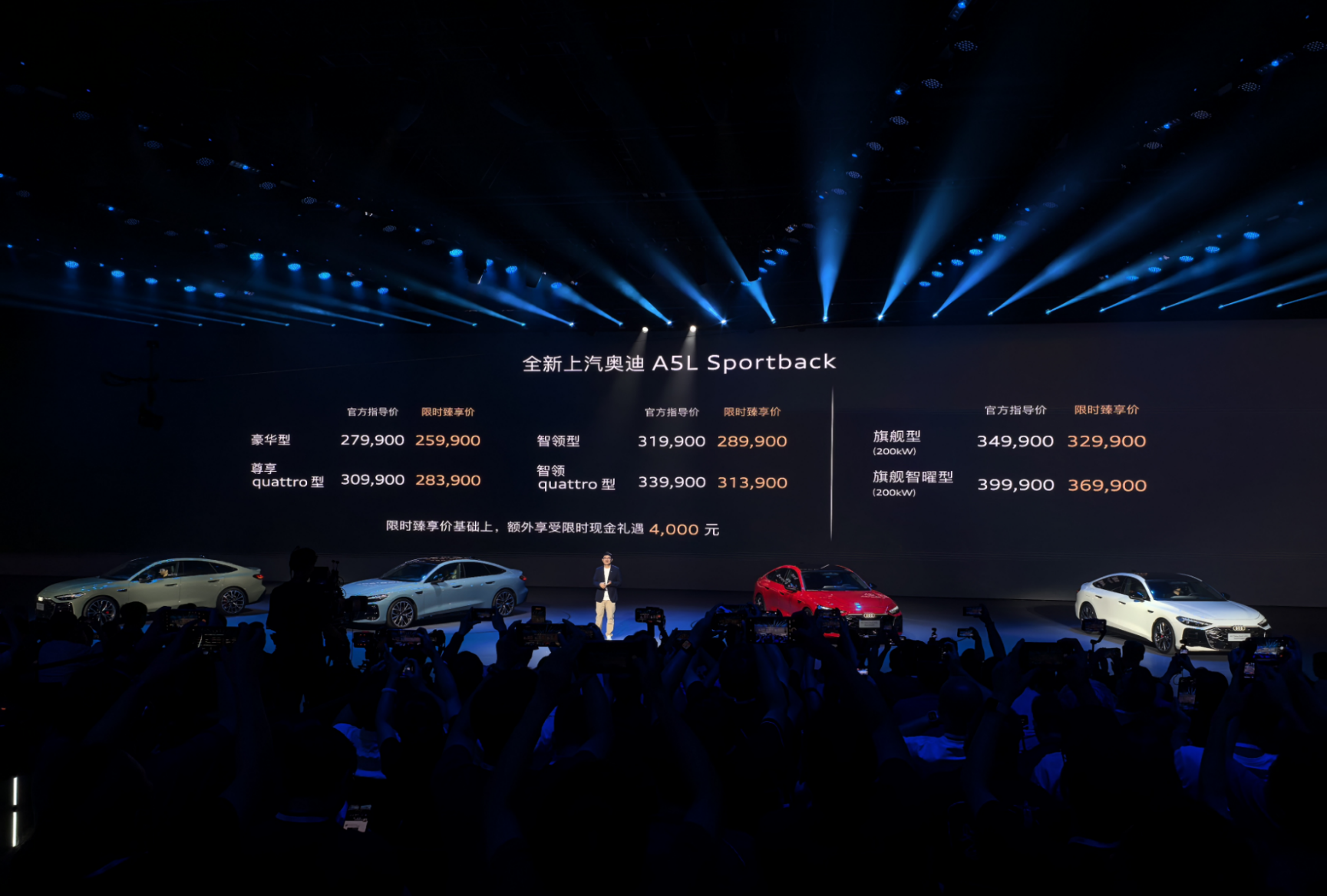 上汽奥迪A5L Sportback，25.99万起卖！