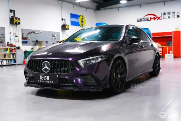 奔驰A35 AMG改装RAYS VV21S轮毂