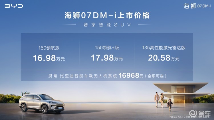 全系标配天神之眼，海狮07DM-i上市售16.98万起