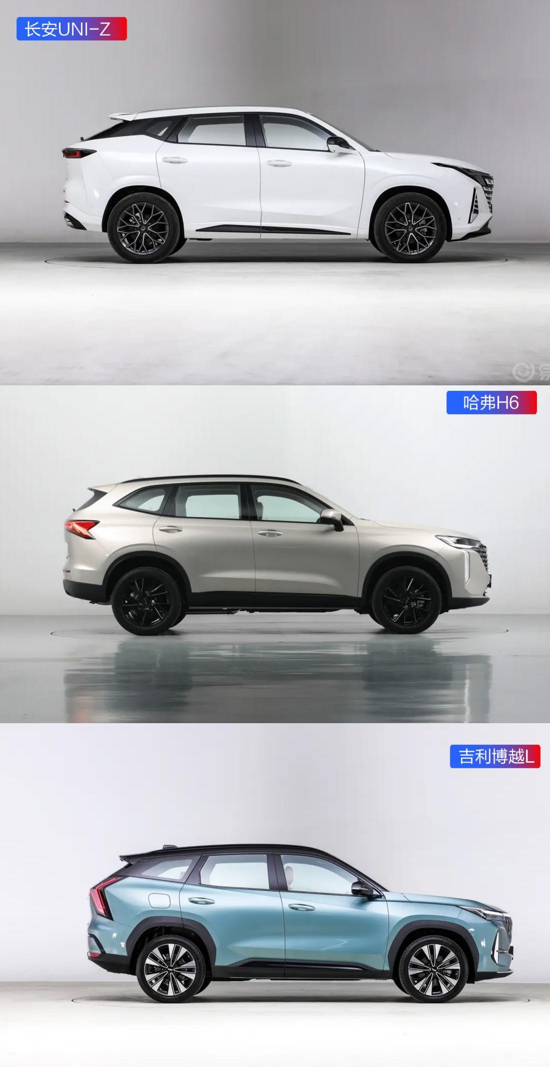 自主紧凑SUV之争 UNI-Z对比H6/博越L