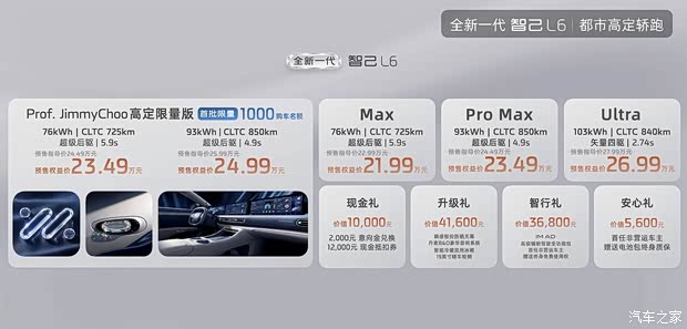 预售权益价21.99万起/续航升级 新款智己L6将于8月28日正式上市
